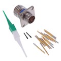 D38999/20FB35SN - CONN RCPT FMALE 13POS GOLD CRIMP