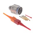 D38999/26KA98SB - CONN PLUG FMALE 3POS GOLD CRIMP