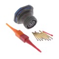 D38999/24WC8SN - CONN RCPT FMALE 8POS GOLD CRIMP