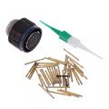 D38999/26MD35SN - CONN PLUG FMALE 37POS GOLD CRIMP