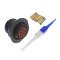 D38999/24WE8SN - CONN RCPT FMALE 8POS GOLD CRIMP