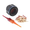 D38999/26WF32PA - CONN PLUG MALE 32POS GOLD CRIMP