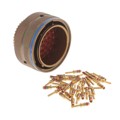 LJT06RT25-37P - CONN PLUG MALE 37POS GOLD CRIMP