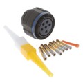 D38999/26WE6SA - CONN PLUG FMALE 6POS GOLD CRIMP