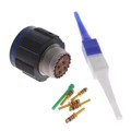D38999/26MC4PN - CONN PLUG MALE 4POS GOLD CRIMP
