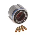 TVS06RF-15-4P - CONN PLUG MALE 4POS GOLD CRIMP