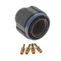 TV06RW-15-4P - CONN PLUG MALE 4POS GOLD CRIMP