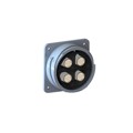 PXP9012/04/S - RCPT FLANGE MNT 4POS W/SKT 1/0