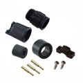 5180-3PG-528 - CONN RCPT MALE 3POS GOLD CRIMP