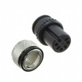 858VA03-203RLU4 - CONN PLUG FMALE 3P GOLD SLDR CUP