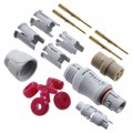 JMXFH1G04MCUDSU - CONN PLUG MALE 4POS GOLD CRIMP