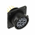 UTS014D12S - CONN RCPT FMALE 12POS GOLD SLDR