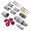 JMXFH1G05MCUDSU - CONN PLUG MALE 5POS GOLD CRIMP