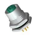 M12A-04PFFP-SF8001 - CONN RCPT FMALE 4POS GOLD SOLDER