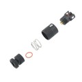 HR30-6PB-6S - CONN PLUG FMALE 6P GOLD SLDR CUP