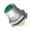 M12A-05PFFP-SF8001 - CONN RCPT FMALE 5POS GOLD SOLDER