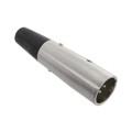 A4M - CONN RCPT MALE XLR 4P SOLDER CUP