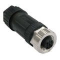 M12S-04BFFB-SL7002 - CONN RCPT FMALE 4POS GOLD SCREW