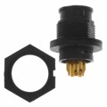 EN3P6FX - CONN RCPT FMALE 6P GOLD SLDR CUP