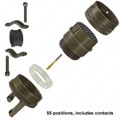 MS3126F-22-55S - CONN PLUG FMALE 55POS GOLD CRIMP