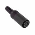 SD-80J - CONN RCPT FMALE DIN 8P SOLDER