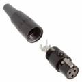 TA3FBX - CONN PLUG FMALE MINI XLR 3P SLDR