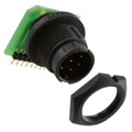 EN3P8MRAPCBN - CONN RCPT MALE 8POS GOLD SOLDER