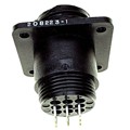 208223-1 - CONN RCPT MALE 9POS GOLD SOLDER