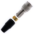 HR10A-10P-10P(74) - CONN PLUG MALE 10P GOLD SLDR CUP