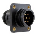 1-796433-1 - CONN RCPT MALE 7POS GOLD SOLDER