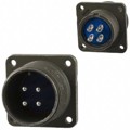 97-3102A-18-10P - CONN RCPT MALE 4P SILV SLDR CUP