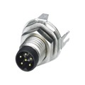 1456022 - CONN PLUG MALE 6POS GOLD SOLDER
