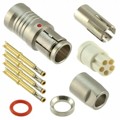 HS2C5F20C - CONN PLUG FMALE 5POS GOLD CRIMP