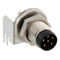 1424244 - CONN PLUG MALE 6POS GOLD SOLDER