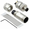 1542884 - CONN PLUG MALE 3POS GOLD SCREW