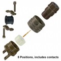 MS3126F14-5S - CONN PLUG FMALE 5POS GOLD CRIMP