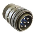 97-3106A-24-10P - CONN PLUG MALE 7P SILV SLDR CUP