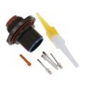 MS3454W16-10P - CONN RCPT MALE 3POS GOLD CRIMP
