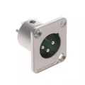 DE3M - CONN RCPT MALE XLR 3P SOLDER CUP