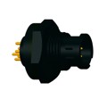 AU-06PMMP-LC7001 - CONN RCPT MALE 6POS GOLD SOLDER