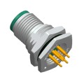 M12D-04PMMP-SF8001 - CONN PLUG MALE 4POS GOLD SOLDER