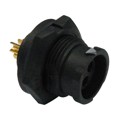 CB-04PMFS-QC8001 - CONN RCPT FMALE 4P GOLD SLDR CUP