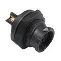BBD-06PMFS-QC8001 - CONN RCPT FMALE 6P GOLD SLDR CUP