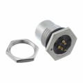 M12A-03PFFS-SF8001 - CONN RCPT FMALE 3P GOLD SLDR CUP