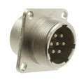 JR16RK-7P - CONN RCPT MALE 7P SILV SLDR CUP