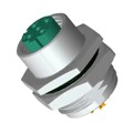 M12D-04PFFS-SH8001 - CONN RCPT FMALE 4P GOLD SLDR CUP