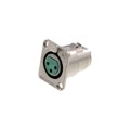DE3F - CONN PLUG FMALE XLR 3P SLDR CUP