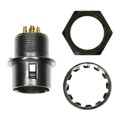 HR10A-7R-6P(74) - CONN RCPT MALE 6P GOLD SLDR CUP