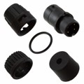 6282-4PG-311 - CONN PLUG MALE 4P GOLD SLDR CUP