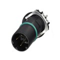 1552214 - CONN MALE INSERT 4POS SOLDER
